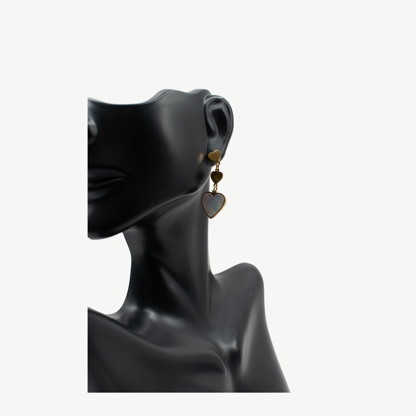 The Adore Dangle Heart earrings