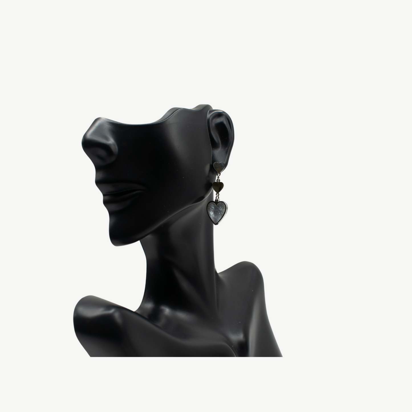 The Adore Dangle Heart earrings